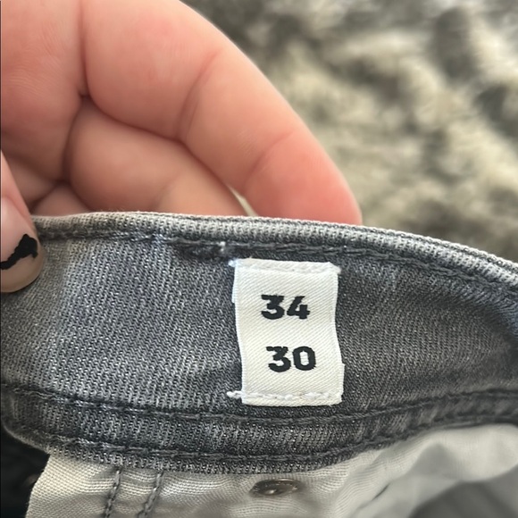 Jack & Jones Charcoal Comfort Mike Jeans - Picture 8 of 9